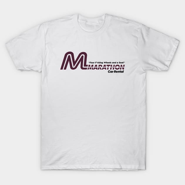 Marathon Car Rental T-Shirt by Tee Arcade